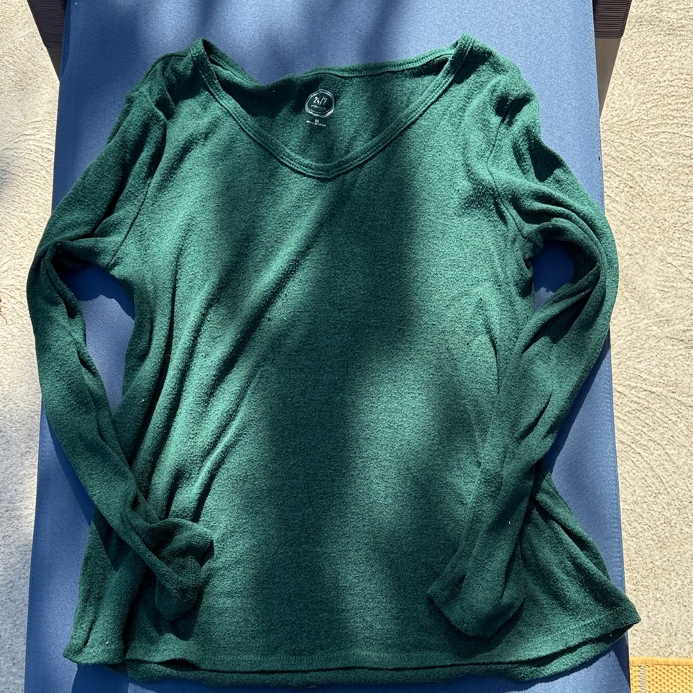 Maurices Forest Green Long Sleeve Tee
